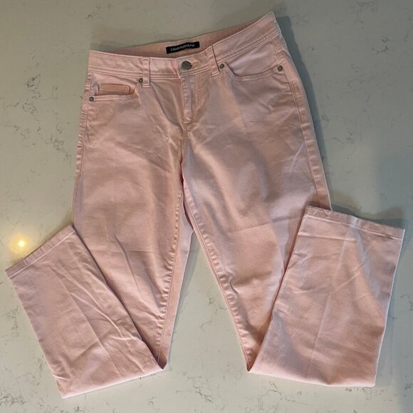 Calvin Klein Jeans Casual 5 Pocket Cotton Jeans Soft Bubblegum Pink Sz 4 - Picture 2 of 10
